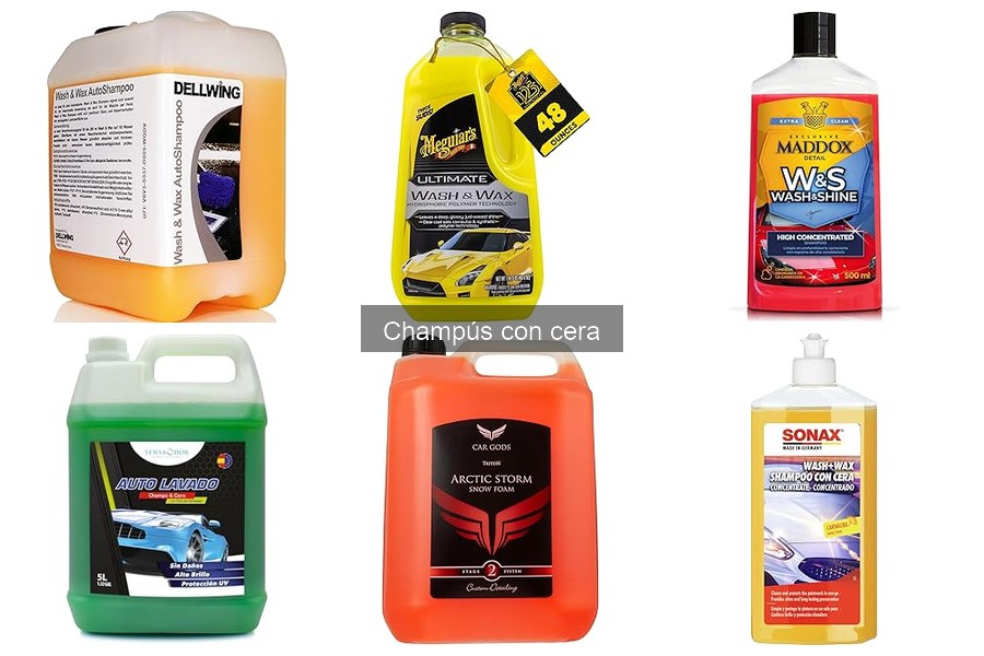 ¿Dónde Comprar Champús con Cera para Coche? Ofertas y Tiendas