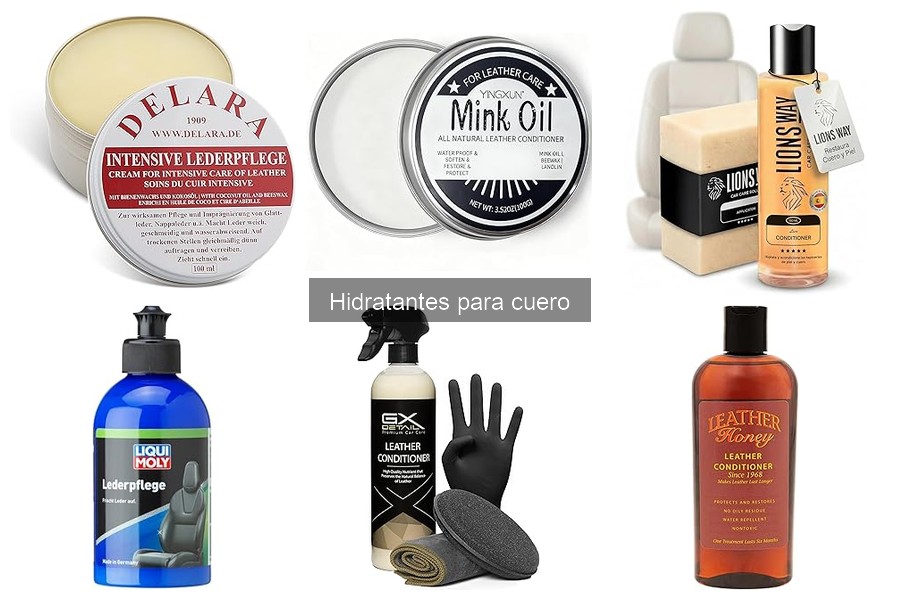 Dónde comprar hidratantes para cuero al mejor precio