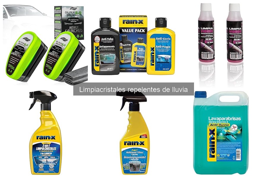 Dónde comprar limpiacristales repelentes de lluvia al mejor precio