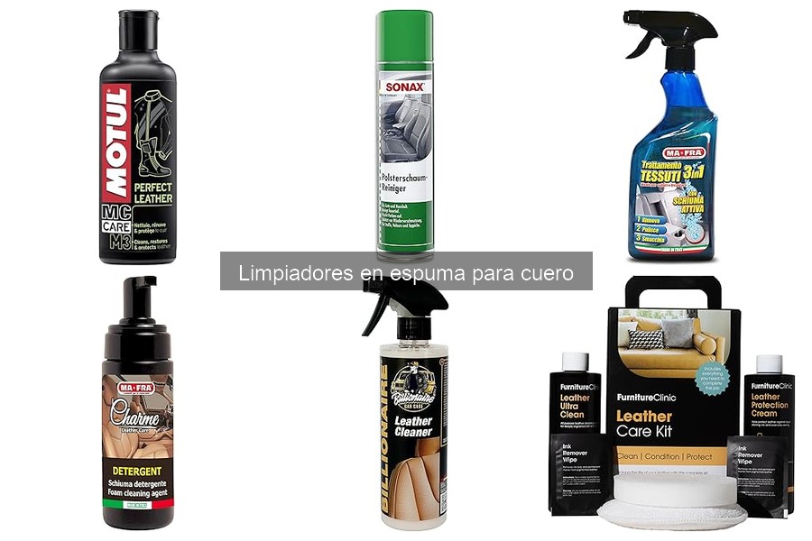 Dónde comprar limpiadores en espuma para cuero: guía 2023