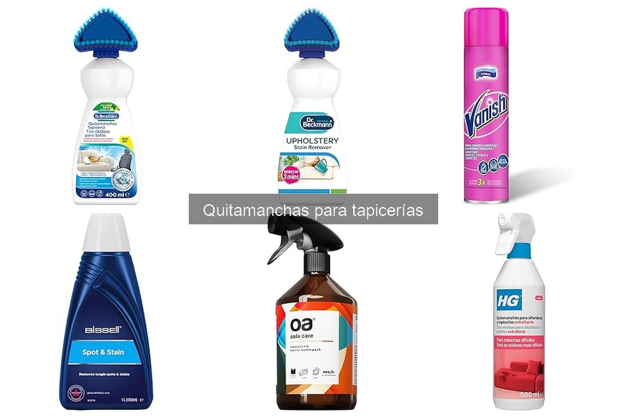 ¿Dónde comprar los mejores quitamanchas para tapicerías?