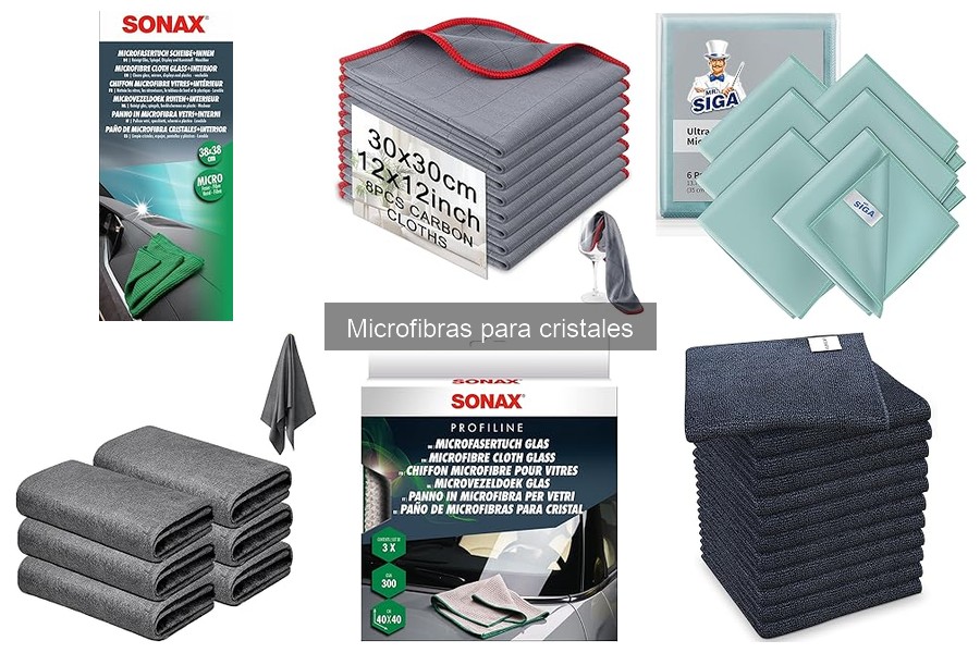 Dónde comprar microfibras para cristales al mejor precio