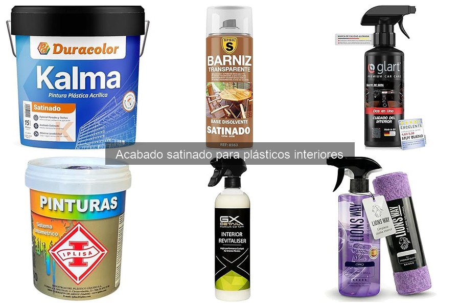 Dónde comprar productos para acabado satinado a buen precio
