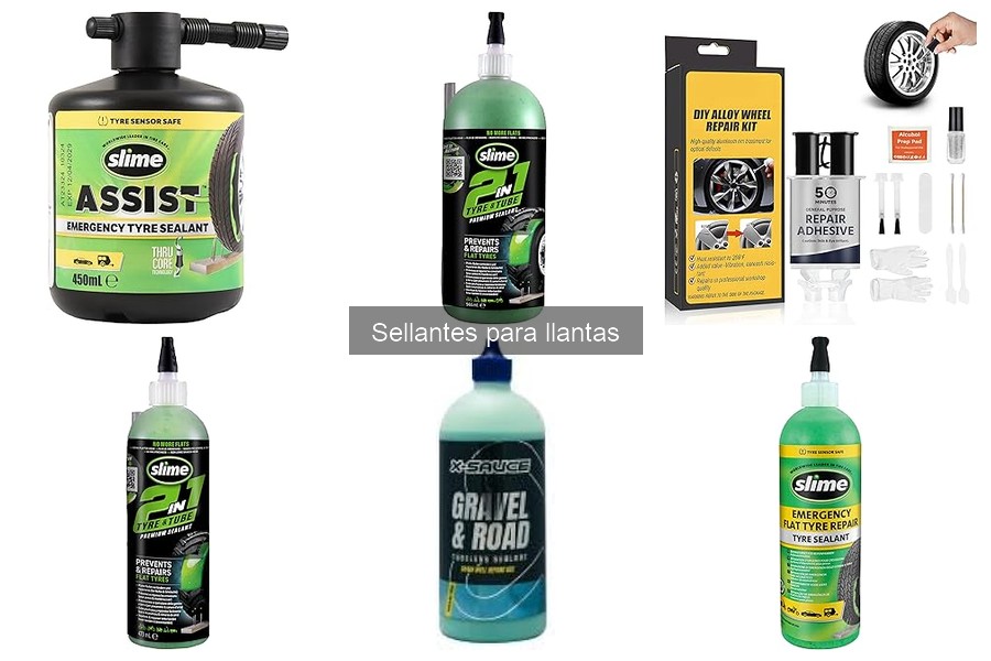 Dosis recomendadas de sellantes para llantas