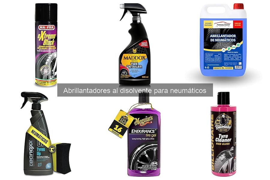 Efectos a Largo Plazo de los Abrillantadores al Disolvente en Neumáticos