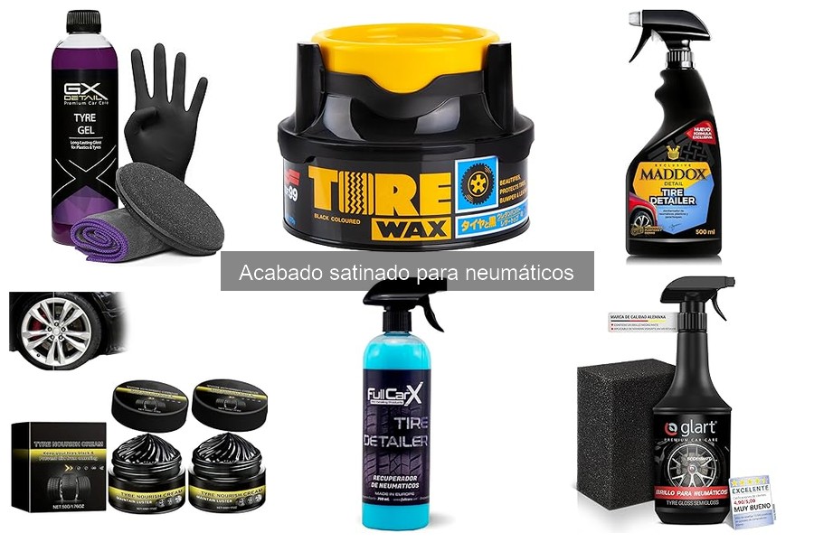 Errores comunes al aplicar acabado satinado a neumáticos