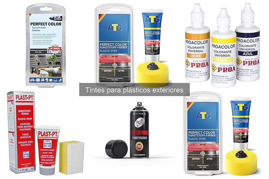 Errores comunes al aplicar tintes para plásticos exteriores
