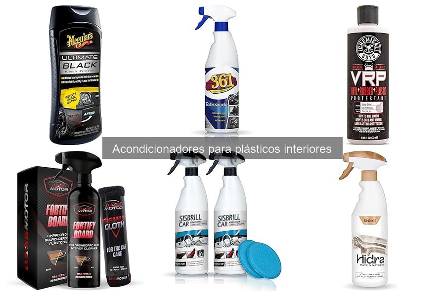 Errores comunes al usar acondicionadores para plásticos interiores