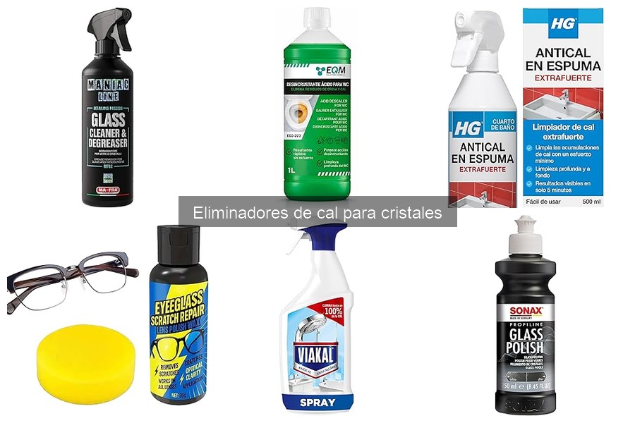Errores comunes al usar eliminadores de cal para cristales