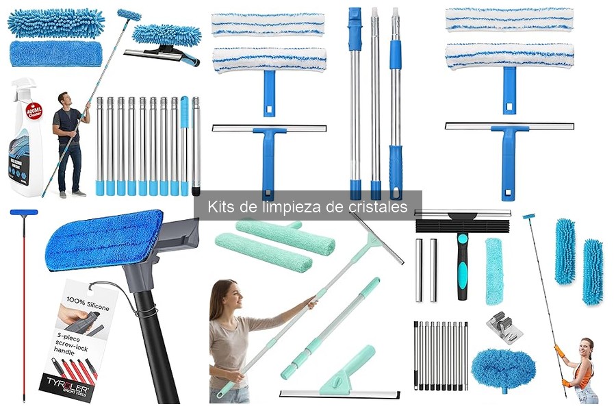 Errores comunes al usar kits de limpieza de cristales