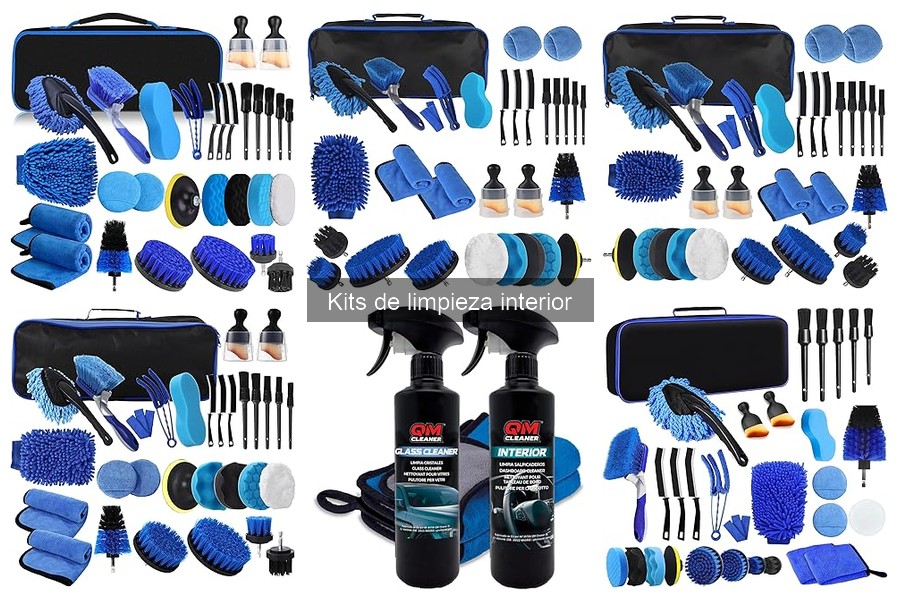 Errores comunes al usar kits de limpieza interior del coche