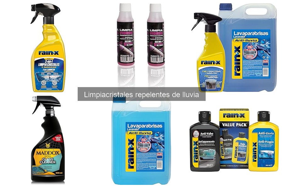 Errores comunes al usar limpiacristales repelentes de lluvia