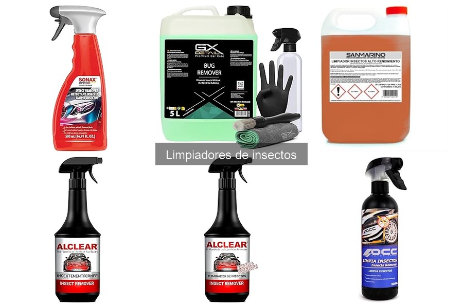 Errores comunes al usar limpiadores de insectos en coches