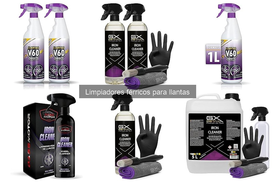 ** Errores comunes al usar limpiadores férricos para llantas