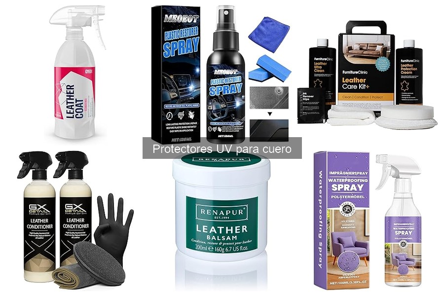 Errores comunes al usar protectores UV en cuero
