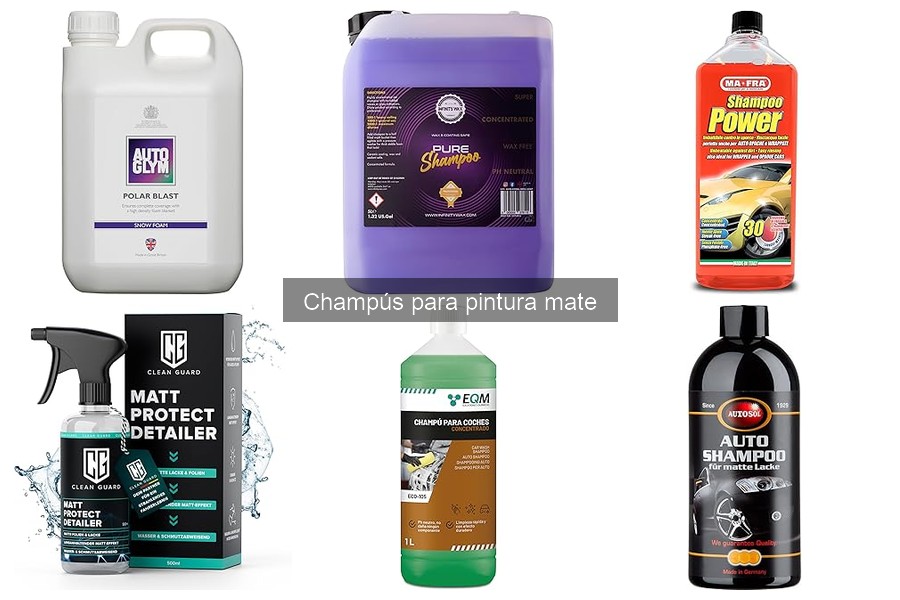 Frecuencia ideal para usar champú en pintura mate