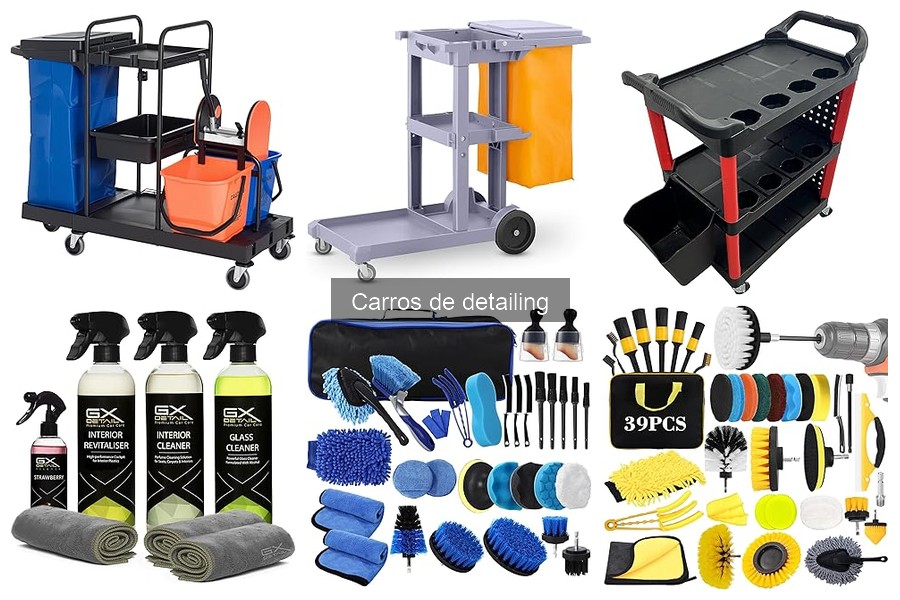 Guía completa para usar un carro de detailing en tu coche