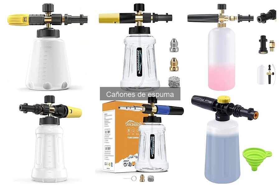 Guía de Compra de Cañones de Espuma para Limpiar tu Coche