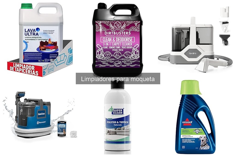 Guía de compra de limpiadores para moqueta y alfombras