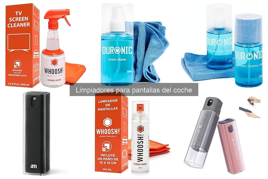 Guía de compra de limpiadores para pantallas del coche