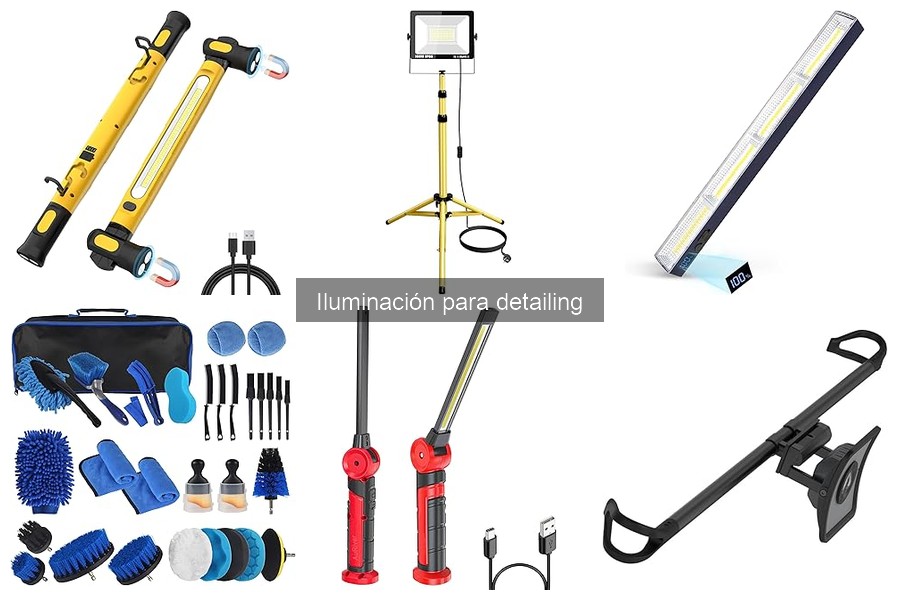 Guía de compra de luces para detailing de coches