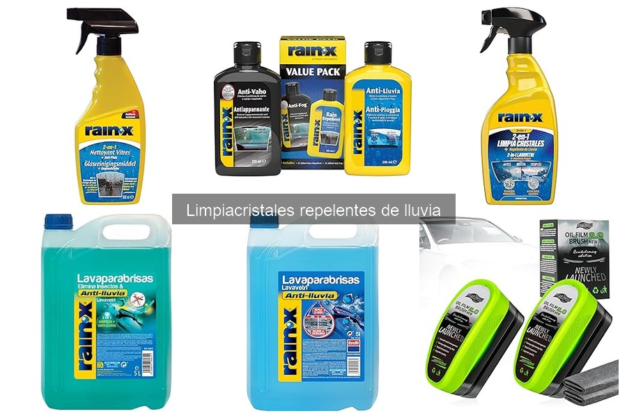 Guía de compra para limpiacristales repelentes de lluvia