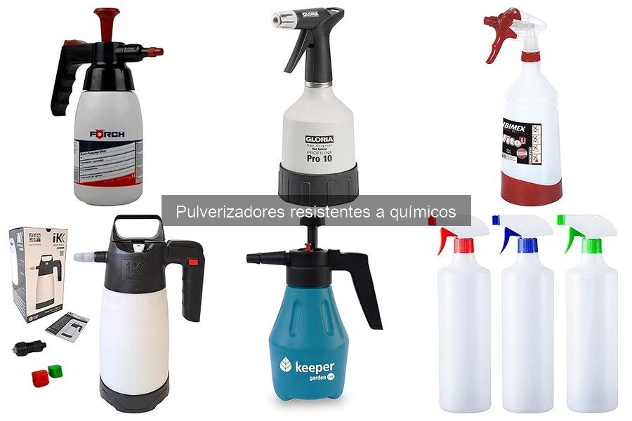 ** Guía para elegir un pulverizador resistente a químicos