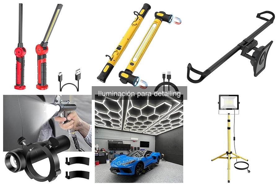 Iluminación para Detailing en Poca Luz: Mejores Opciones