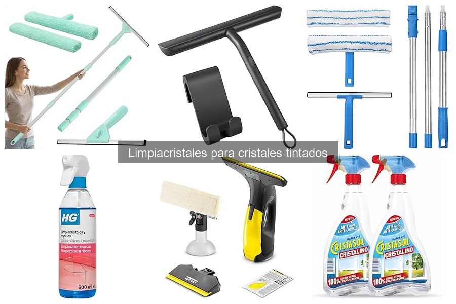 Ingredientes a Evitar en Limpiacristales para Cristales Tintados