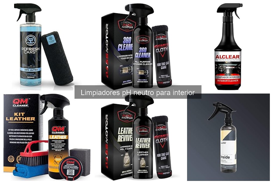 Limpiador pH Neutro: Ideal para el Interior del Coche