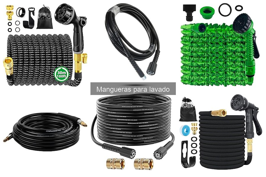 Longitud ideal de mangueras para lavar tu coche