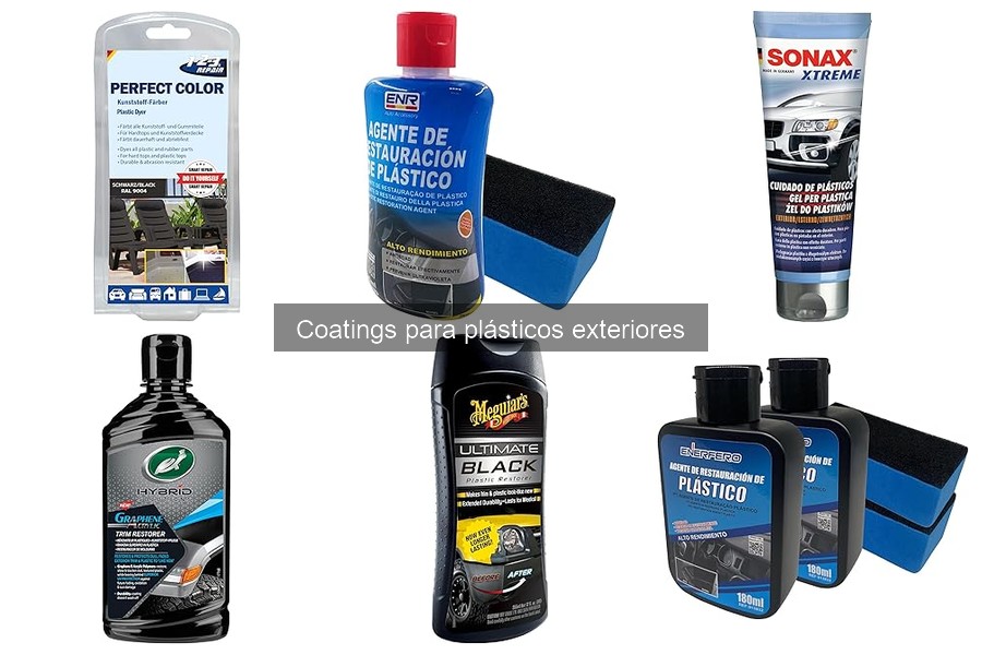 Los mejores coatings para plásticos exteriores recomendados