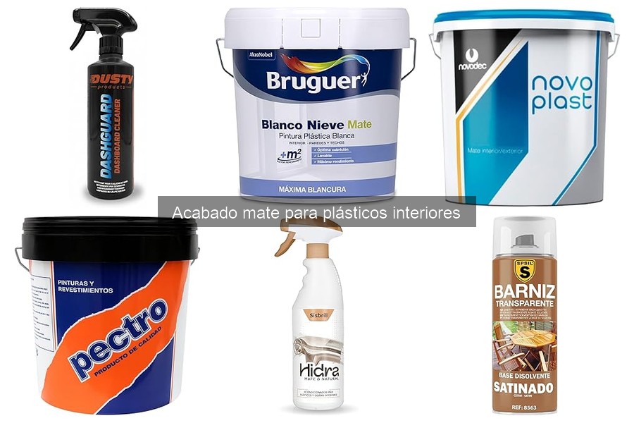 Mantén el Acabado Mate en Plásticos Interiores del Coche