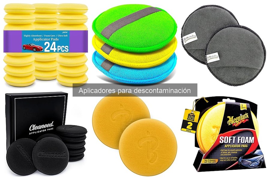 Mantenimiento de aplicadores para descontaminación del coche