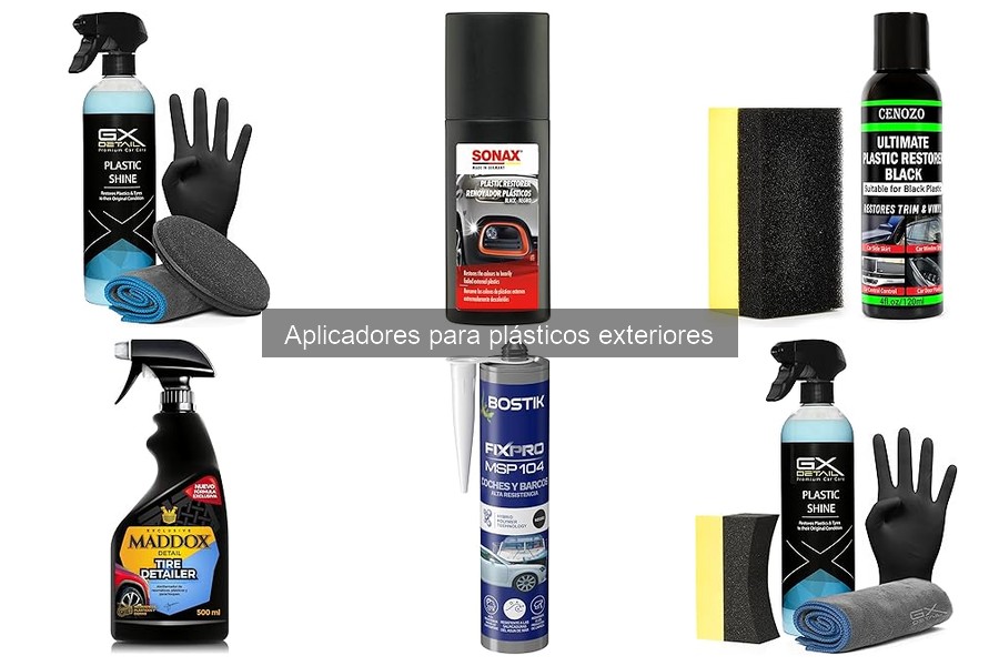 Mantenimiento de aplicadores para plásticos exteriores
