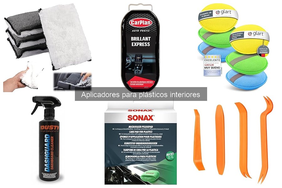 Mantenimiento de aplicadores para plásticos interiores del coche