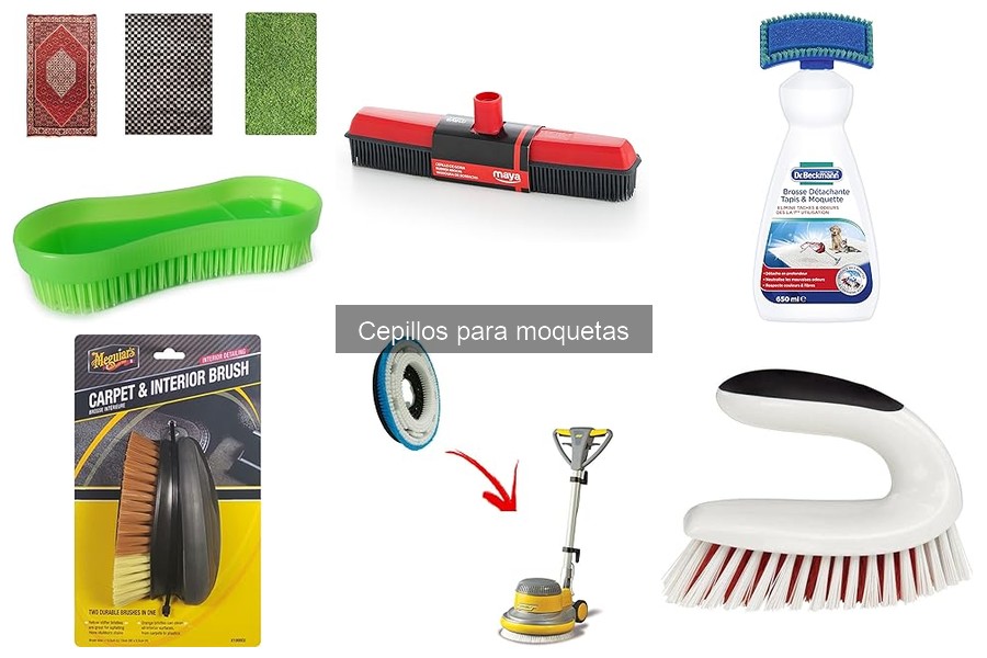 Mantenimiento de cepillos para moquetas: limpieza y cuidado