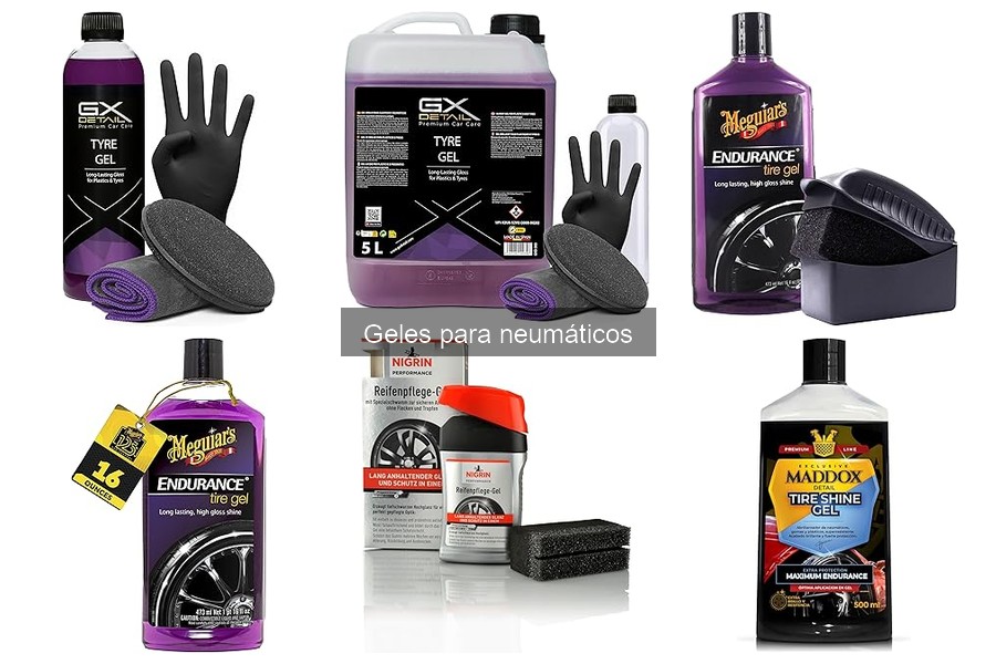 Mantenimiento de neumáticos con gel: Instrucciones útiles