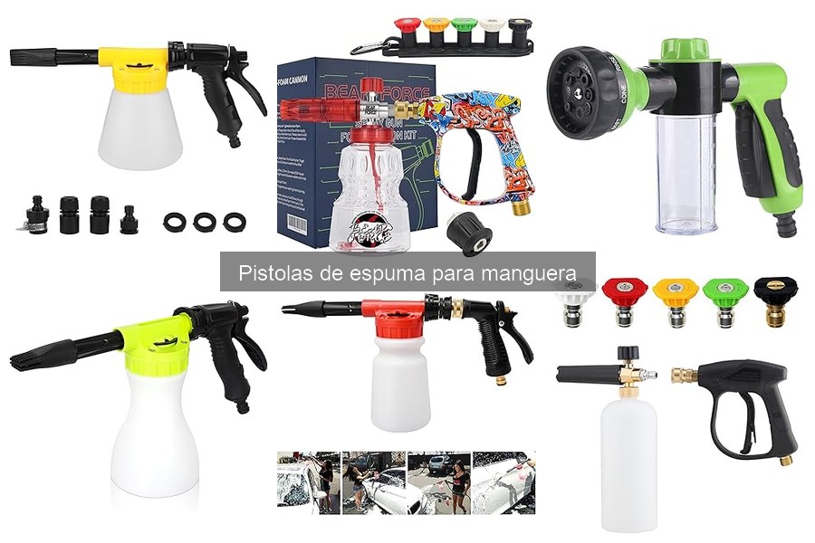 Mantenimiento de pistolas de espuma para manguera: Guía práctica