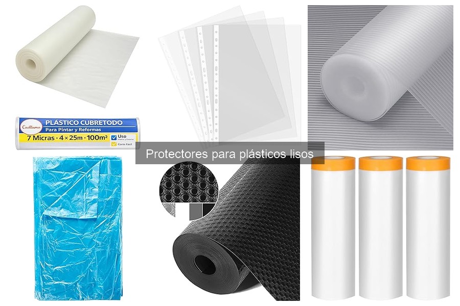 Mantenimiento de plásticos lisos tras el uso de protectores