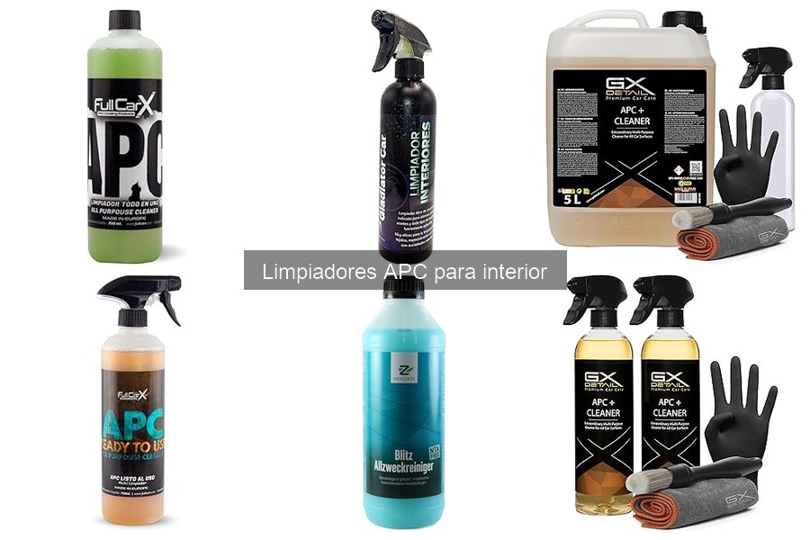 Mantenimiento del interior tras usar limpiadores APC