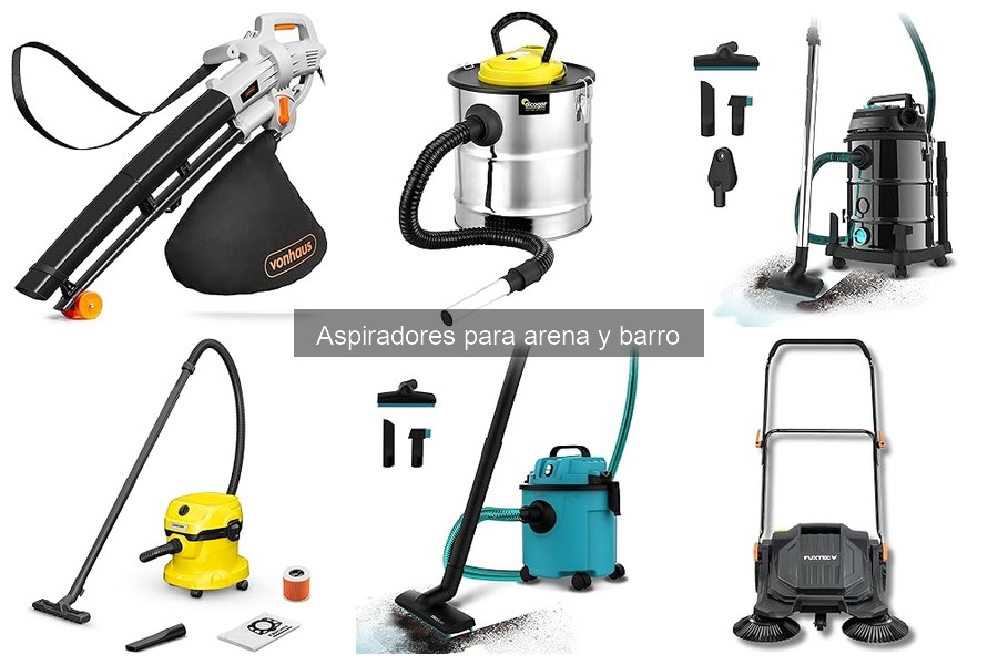 Mantenimiento y limpieza de aspiradores para arena y barro