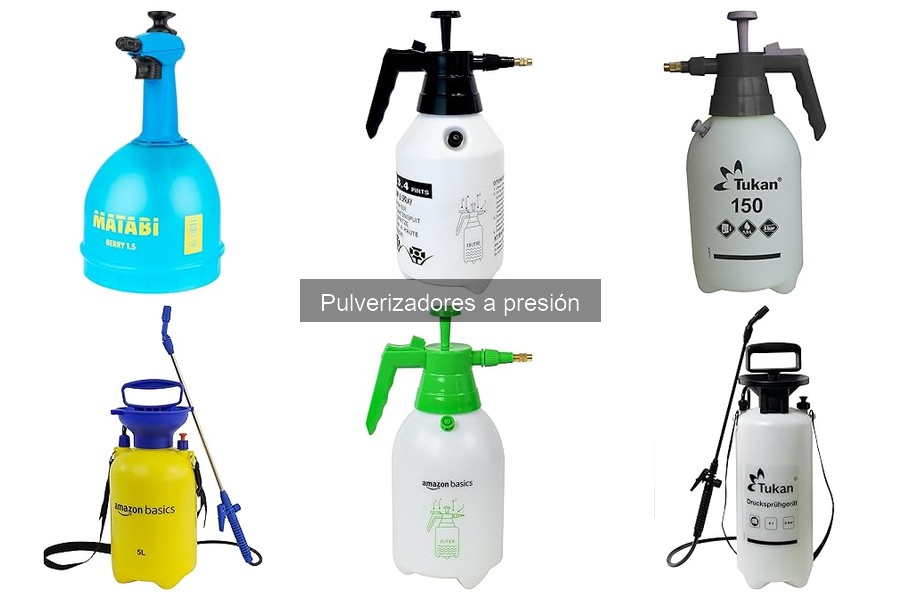 Mantenimiento y limpieza de pulverizadores a presión