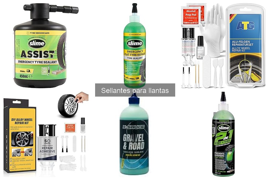 Mejor sellante para llantas según tipo de vehículo
