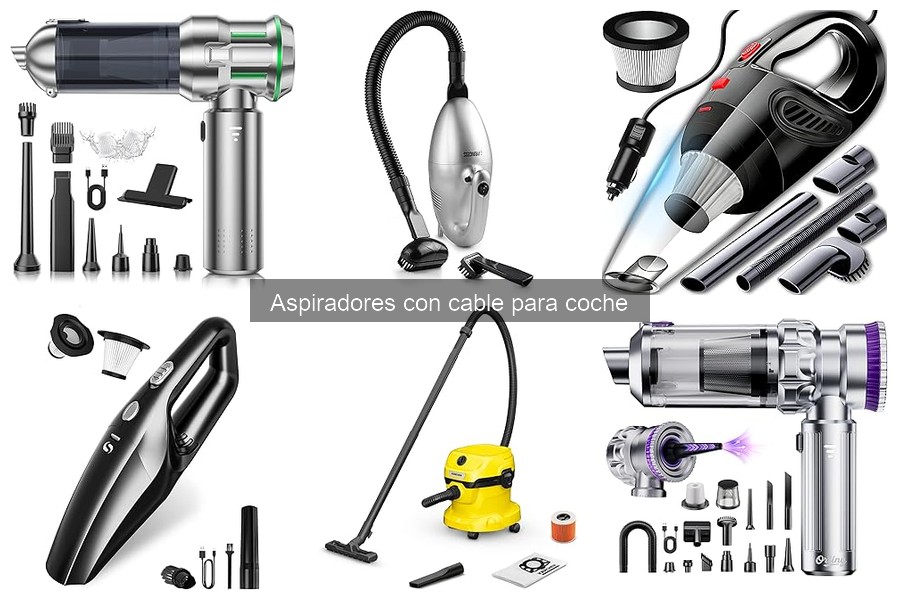 Mejores accesorios para aspiradores con cable para coche