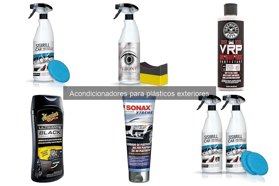 Mejores acondicionadores para plásticos exteriores según reseñas