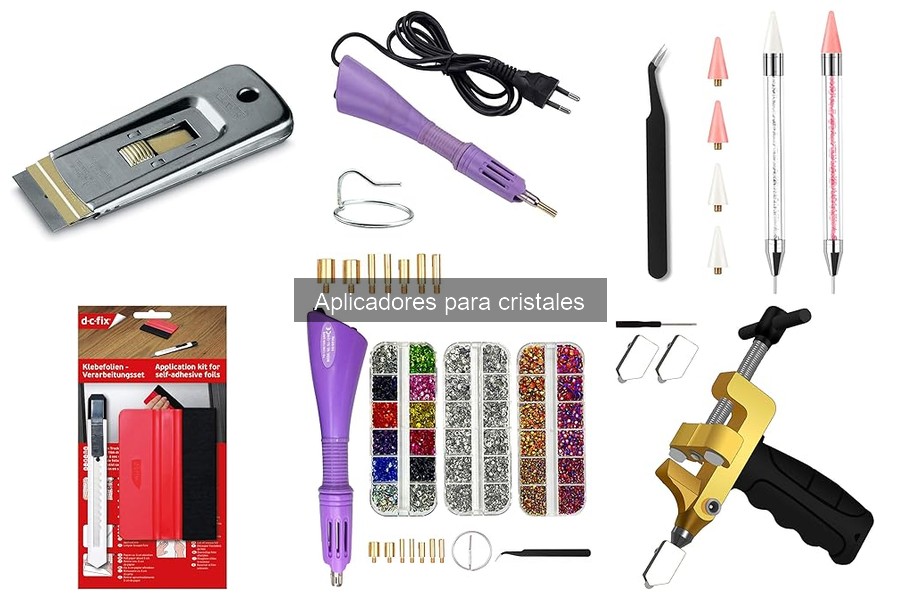 Mejores aplicadores para cristales según el tipo de cristal