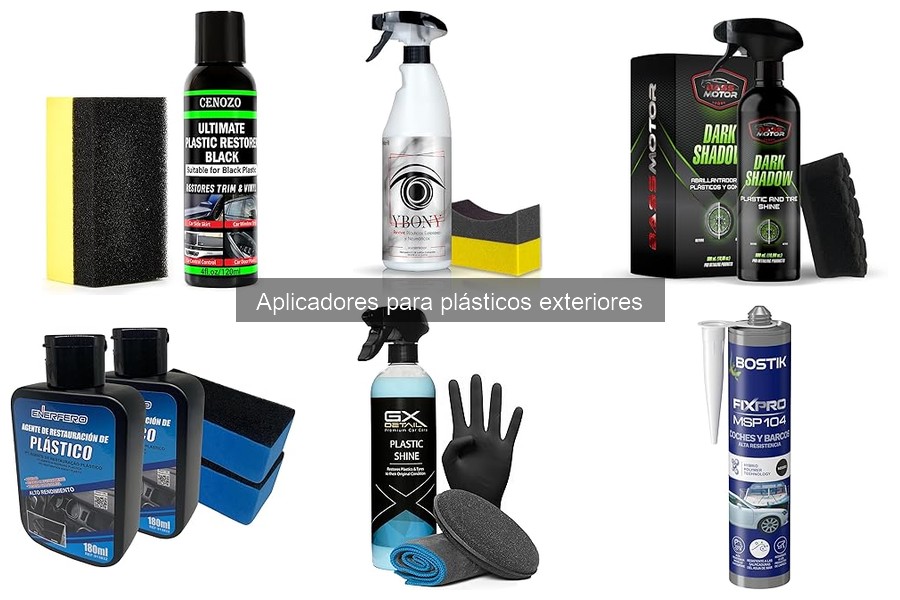 Mejores aplicadores para plásticos exteriores para principiantes