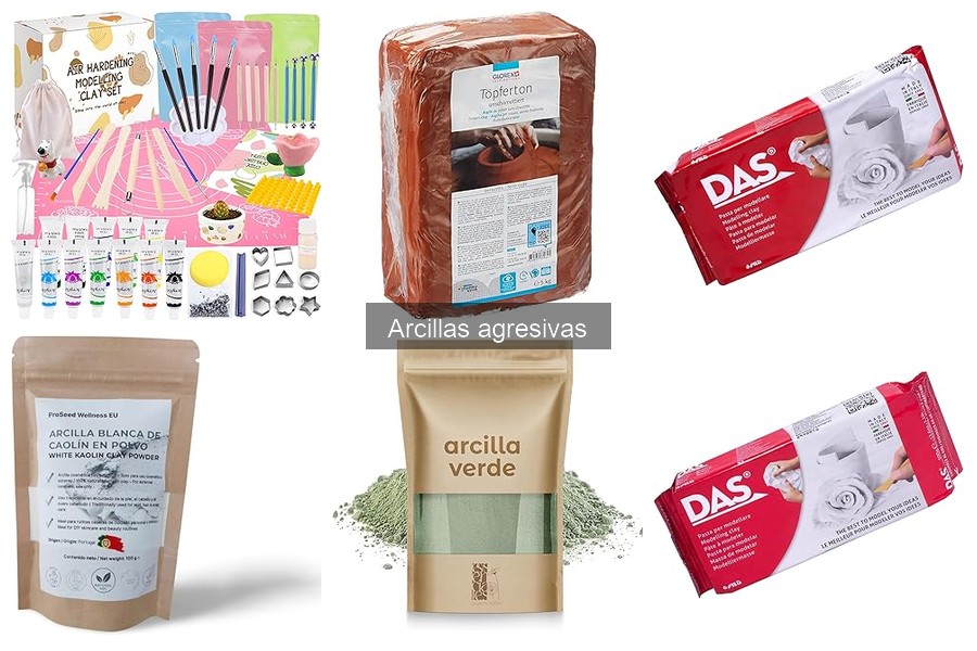 Mejores arcillas agresivas del mercado en 2023