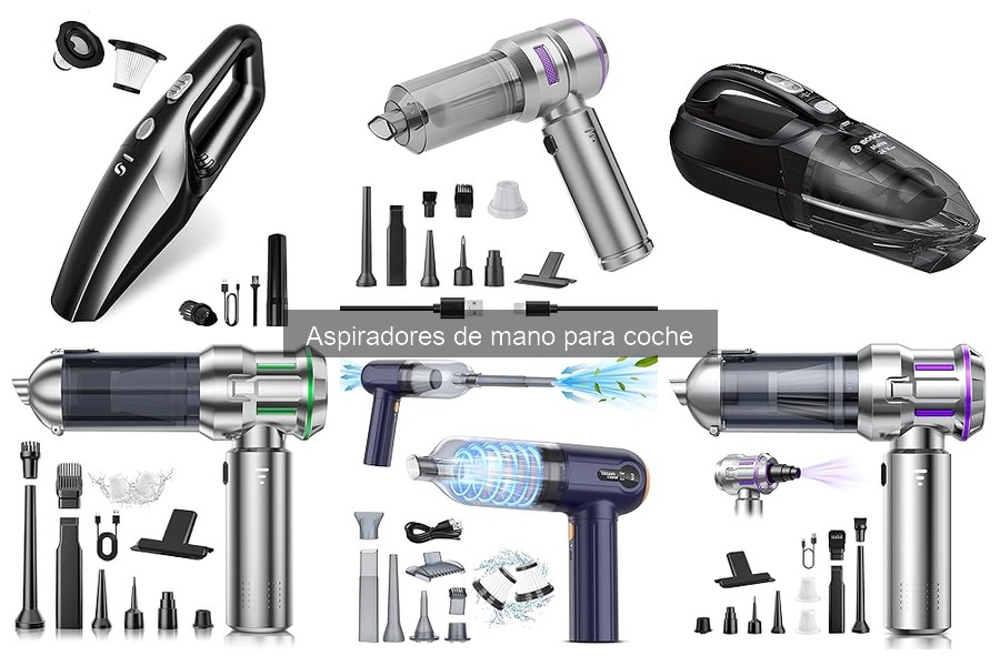 Mejores aspiradores de mano para coche: comparativa 2023
